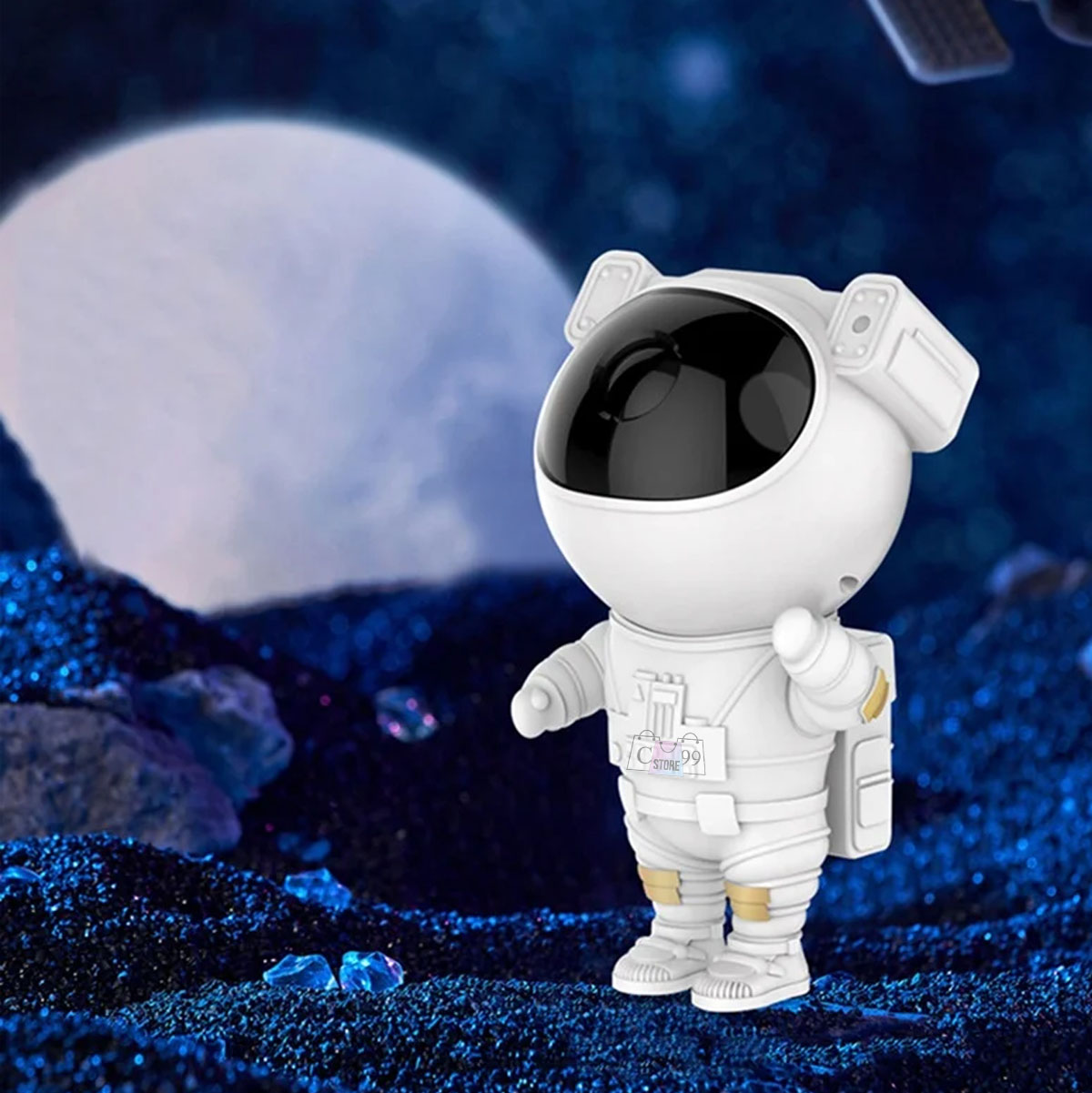 Miniatura 6 de Lampara Astronauta Proyector De Galaxia